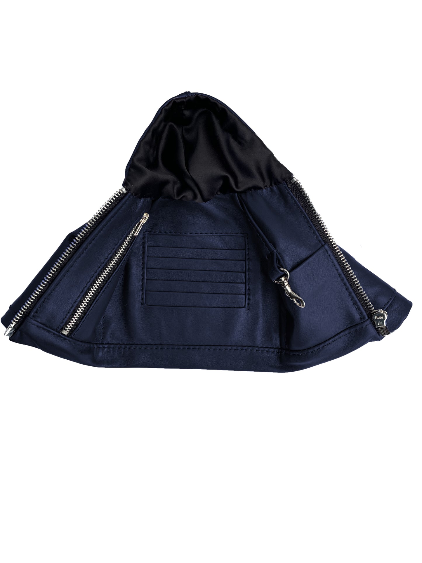 "PETIT BLOUSON" NAVY NAPPA WALLET