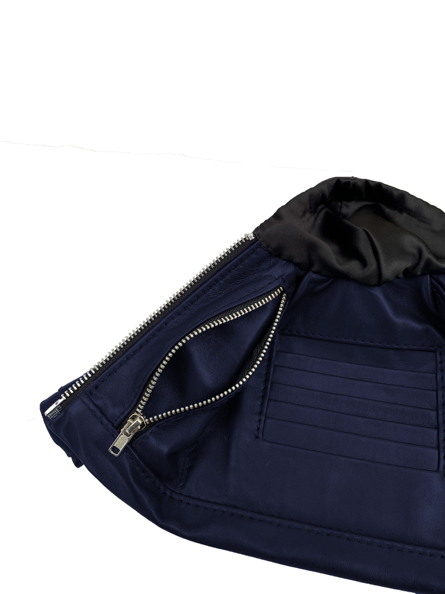 "PETIT BLOUSON" NAVY NAPPA WALLET