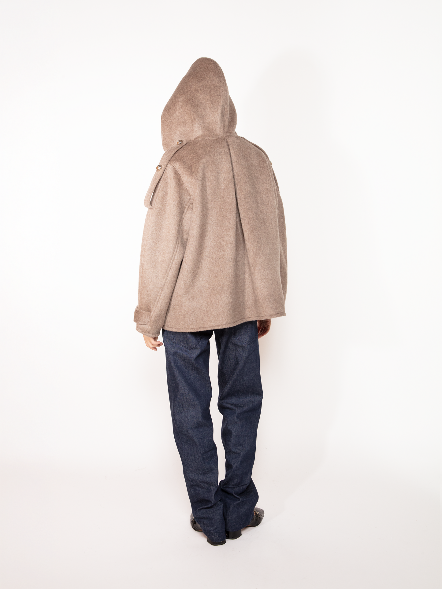 MOHAIR HOODED JACKET