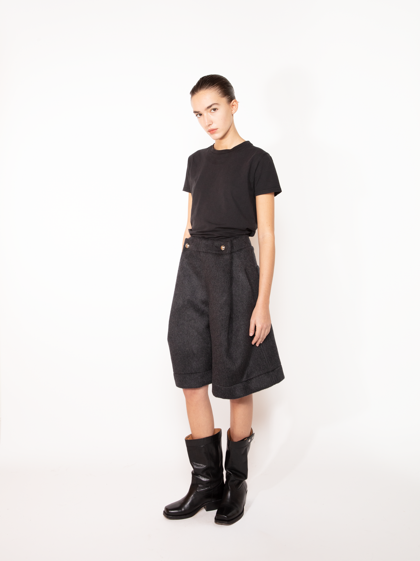 SHORT EN MOHAIR